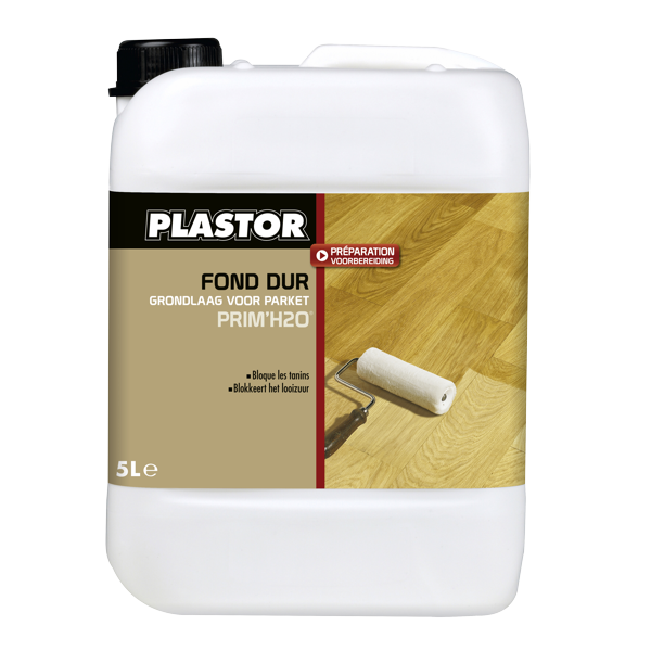 Sous couche avant vitrification ou cire, 1 ou 5 L, Plastor Prim H2O