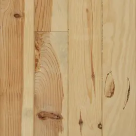 Parquet pin cloué, simple face - largeur 16 cm